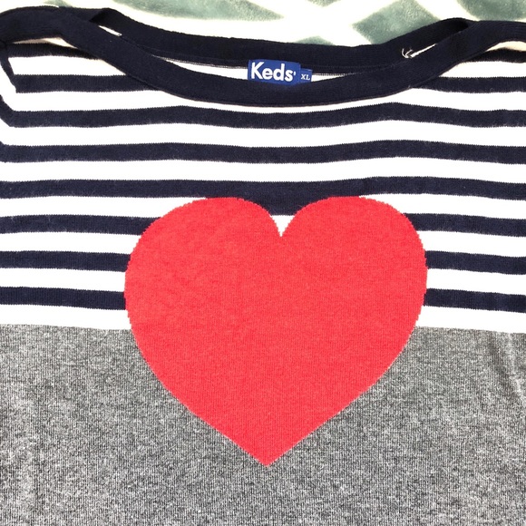 Girls Keds Heart Sweater - Picture 3 of 5